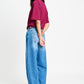 POM Amsterdam Tshirts T-SHIRT - Taylor Burgundy Red