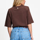 POM Amsterdam Tshirts T-SHIRT - Taylor Chocolate Brown