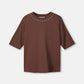POM Amsterdam Tshirts T-SHIRT - Taylor Chocolate Brown