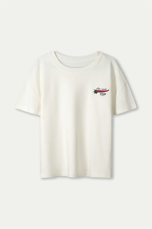 POM Amsterdam Tshirts TSHIRT - Chili Pepper