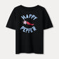 POM Amsterdam Tshirts TSHIRT - Garden Pepper